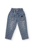 Tuc Tuc Mini Girl Heart Print Jeans, Blue image