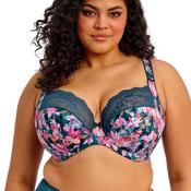 Elomi Lucie Stretch Plunge Bra, Blue Multi image