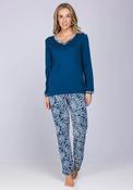 Pastunette Bloom Floral Pyjama Set, Navy image
