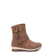 XTI Girls Buckle Ankle Boots, Camel image