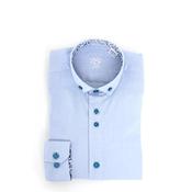 1880 Club Boys Junior Long Sleeve Cadiz Ben Shirt, Blue
