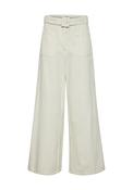 Ichi Elowen Belted Wide Leg Trouser, Birch image