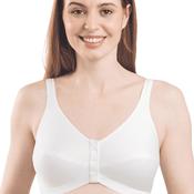 Royce Front Fastening Comfi Bra, White
