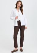 B. Young Straight Leg Tailored Trousers, Black image