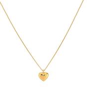 24Kae Heart Medallion Necklace, Gold