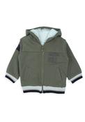 Babybol Baby Boy Long Sleeve Fleece Lined Jacket, Green image