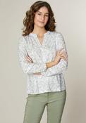 Jessica Graaf Floral Print Tunic Top, Purple and Green image