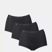 Sloggi Basic+ Maxi Brief Three Pack, Black