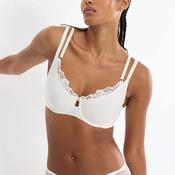 Triumph Wild Gardenia Florale Bra, Cream image