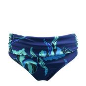 Pour Moi Palermo Fold Over Floral Bikini Brief, Blue