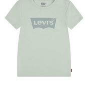 Levi’s Girls Batwing Logo Short Sleeve Tee, Green