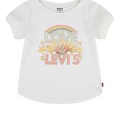 Levi’s Girls Love Print Short Sleeve Tee, White