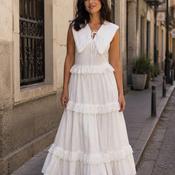 Sister Jane Neroli Dream Tiered Maxi Dress, White image