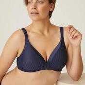 Naturana Non Wire Stripe Bra, Navy image