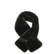 Peace of Mind Faux Fur Scarf, Black
