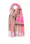Peace Of Mind Molly Check Print Scarf, Pink image