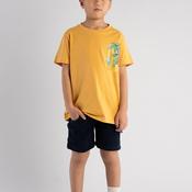 Hashtag Mini Boy Enjoy Surf Tee and Short Set, Yellow