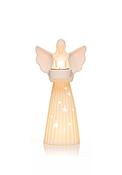 Newgrange Living White Ceramic Angel With Tealight Holder image