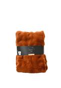 Kaemingk Fluffy Faux Fur Throw, Orange image