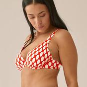 Naturana Polka Dot Bikini Top, Orange image