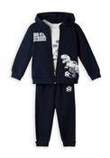 Hashtag Mini Boy Dino 3 Piece Tracksuit, Navy image