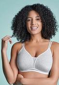 Royce Posie Non Wire Bra, Grey image
