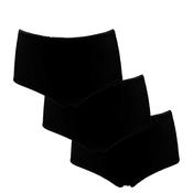 My Basic 3 Pack Cotton Midi Brief, Black image