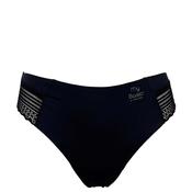 My Basic 3 Pack Lace Detail String, Black image