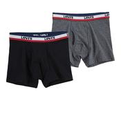 Levi’s Boys Logo Boxer 2 Pack, Black