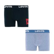 Levi’s Boys Logo Boxer 2 Pack, Blue