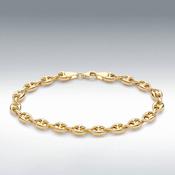 9 Carat Gold Rambo Chain Bracelet, Yellow Gold