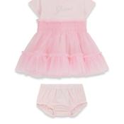 Guess Baby Girl Tulle Dress Set, Pink image