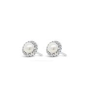 Absolute Kids Pearl Cluster Stud Earrings, Silver