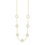 Absolute Opal Petal Necklace, Gold