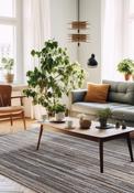 AFK Living Tapis Kos Medium Rug, Brown Multi image
