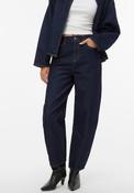 Vero Moda Aware Eveline Barrel Jeans, Dark Blue Denim image