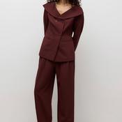 Vero Moda Aware Vivica Boat Neck Blazer, Burgundy