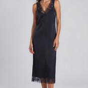 Vero Moda AWARE Claire Sleeveless Lace Detail Midi Dress, Navy image