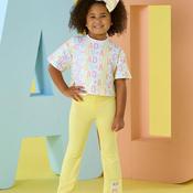 A Dee Samantha Tee and Flare Set, Yellow