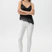 Vero Moda Julia Asymmetrical Lace Top, Black image