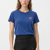Vero Moda Lilah Embroidered Detail T-Shirt, Blue