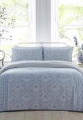 Appletree Alexia Floral Ogee Duvet Cover Set, Blue image