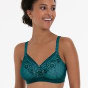 Anita Rosemary Wire Free Mastectomy Bra, Emerald Green image