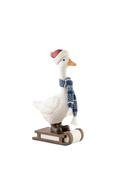 Aynsley Christmas Goose on a Sled Ornament image