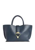 Barbour Alder Leather Mini Tote Bag, Navy image