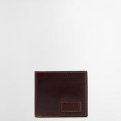 Barbour Bilton Leather Billfold Wallet, Burnt Chocolate Brown image