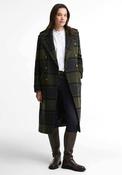 Barbour Cottesmore Checked Tartan Wool Coat, Green image