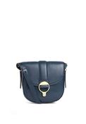 Barbour Elm Leather Small Crossbody Bag, Navy image