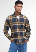 Barbour Men’s Folley Tailored Check Shirt, Navy image