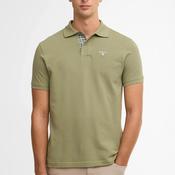 Barbour Men’s Tartan Pique Polo Shirt, Laurel Green image